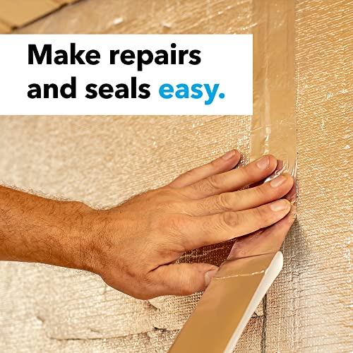 IMPRESA - Aluminum Foil Tape for Sealing and Patching Hot and Cold HVAC, Ducts, Pipes - Insulation Home and Commercial - 1.9 Inches Wide (150 Feet/50 Yards)