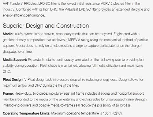 NaturalAire Pre-Pleat 40 Air Filter, MERV 8, 20 x 20 x 1-Inch, 12-Pack