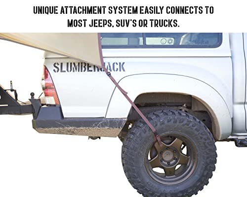 SJK Roadhouse Tarp, Hunting Camping & Overland Shelter Protects from Rain & Sun (Tarp with Screen)