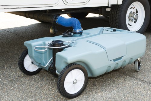 Tote-N-Store 20122 Portable Waste Transport 4 Wheeler, 18 Gallon