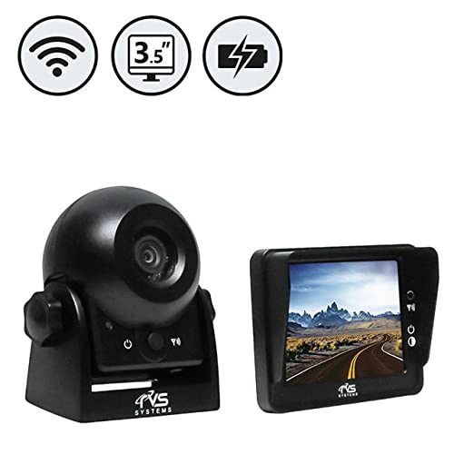 Wireless Hitch Camera with Rechargeable Battery by Rear View Safety