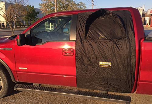 ROADIE- The OVERNIGHTER SUV Window Tent with Bug Screen and Retractable Awning – Great for Camping in an SUV. (Patented)