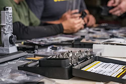 Wheeler 89-Piece Professional Screwdriver Set with 2 Handles Storage Case for Gunsmithing and Maintenance