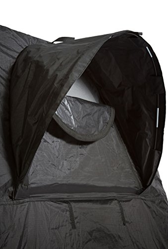 ROADIE- The OVERNIGHTER SUV Window Tent with Bug Screen and Retractable Awning – Great for Camping in an SUV. (Patented)