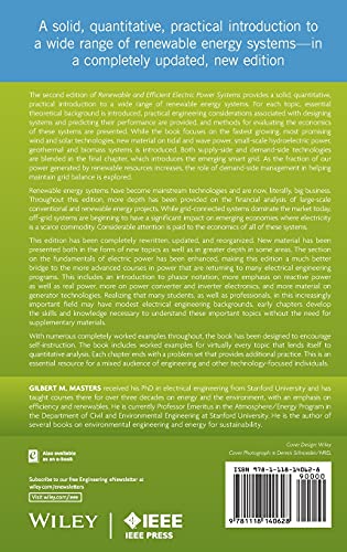 Renewable and Efficient Electric Power Systems