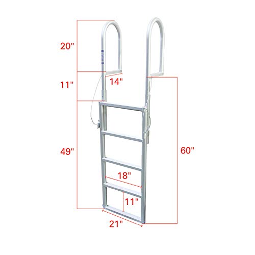 Extreme Max 3005.3464 Sliding Dock Ladder - 5-Step