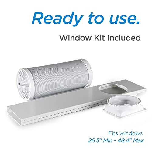 BLACK+DECKER Air Conditioner, 14,000 BTU Air Conditioner Portable for Room and Heater up to 700 Sq. Ft. with Remote Control, White