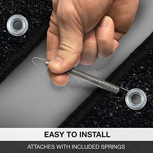 Prest-O-Fit 2-1072 Wraparound + Plus RV Step Rug Black 20 In. Wide