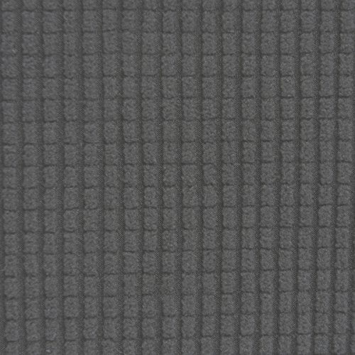 Easy-Going Stretch Loveseat Slipcover 1-Piece Sofa Cover Furniture Protector Couch Soft with Elastic Bottom for Kids Polyester Spandex Jacquard Fabric Small Checks (Loveseat, Dark Gray)