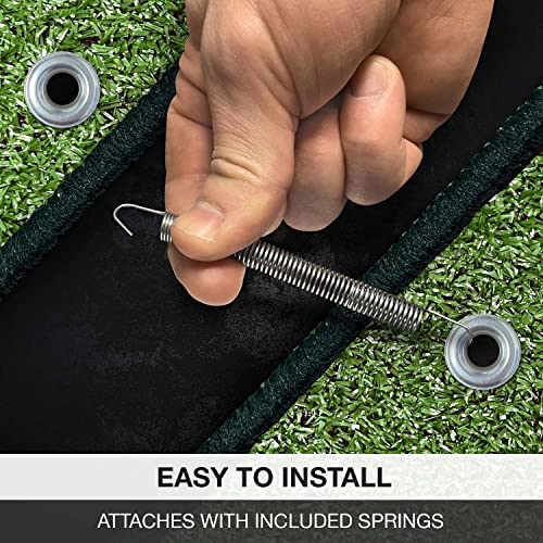 Prest-O-Fit 2-0058 Jumbo Wraparound + Plus RV Step Rug Green 23 In. Wide