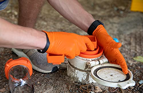 Camco RhinoFLEX 6-in-1 RV Sewer Wrench | Compatible with 3-Inch and 4-Inch Male or Female Sewer Clean-out Plugs, Slotted or Flush Sewer Plugs, and All Camco 4-in-1 Adapters (39755)