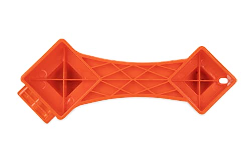 Camco RhinoFLEX 6-in-1 RV Sewer Wrench | Compatible with 3-Inch and 4-Inch Male or Female Sewer Clean-out Plugs, Slotted or Flush Sewer Plugs, and All Camco 4-in-1 Adapters (39755)