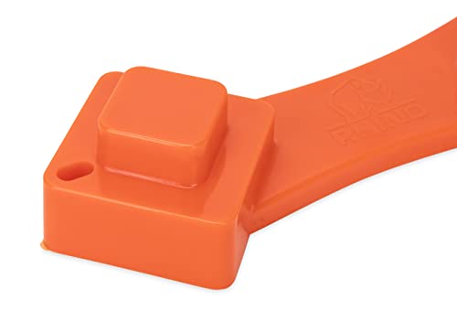 Camco RhinoFLEX 6-in-1 RV Sewer Wrench | Compatible with 3-Inch and 4-Inch Male or Female Sewer Clean-out Plugs, Slotted or Flush Sewer Plugs, and All Camco 4-in-1 Adapters (39755)