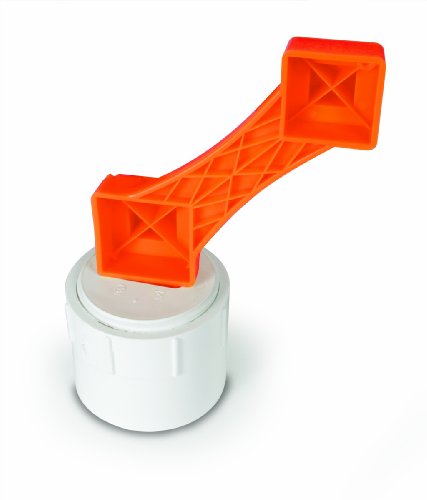 Camco RhinoFLEX 6-in-1 RV Sewer Wrench | Compatible with 3-Inch and 4-Inch Male or Female Sewer Clean-out Plugs, Slotted or Flush Sewer Plugs, and All Camco 4-in-1 Adapters (39755)