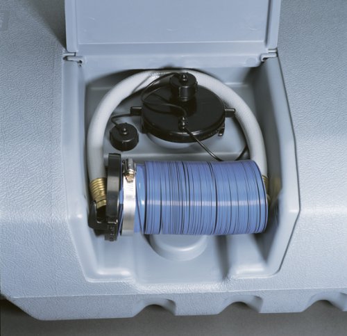 Tote-N-Stor 25609 Portable Waste Transport - 32 Gallon Capacity , Gray