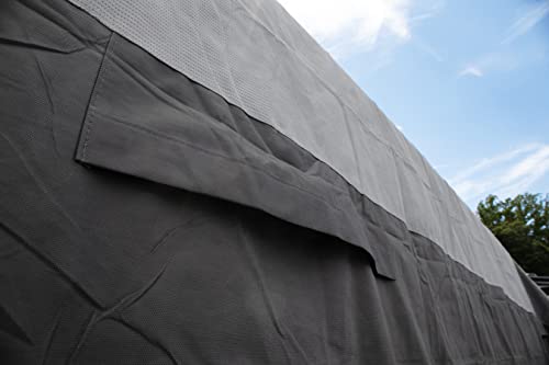 Camco ULTRAGuard RV Cover | Fits Class A RVs 36 to 38-feet | Extremely Durable Design that Protects Against the Elements | (45735)