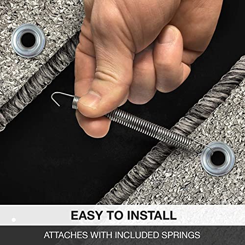 Prest-O-Fit 2-1073 Wraparound+Plus RV Step Rug - 20", Stone Gray