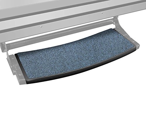 Prest-O-Fit 2-0372 Outrigger Radius RV Step Rug Atlantic Blue 22 In. Wide