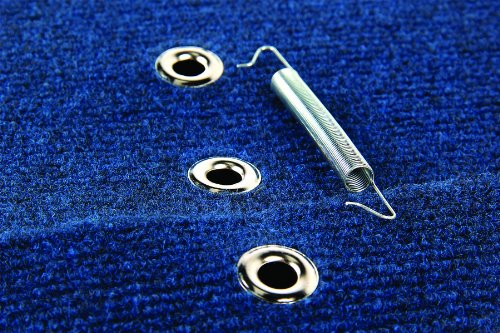 Camco Wrap Around Step Rug- Protects Your RV from Unwanted Tracked in Dirt, Works on Electrical and Manual RV Steps - Extra Large (Blue) (42934)