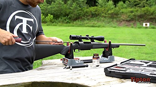 Tipton Compact Range Vise with Folding Forks and Non-Marring Cradle for Easy Transport, Firearm Cleaning and Maintenance