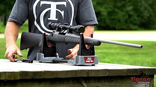Tipton Compact Range Vise with Folding Forks and Non-Marring Cradle for Easy Transport, Firearm Cleaning and Maintenance