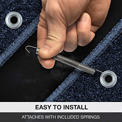 Prest-O-Fit 2-1051 Jumbo Wraparound + Plus RV Step Rug Imperial Blue 23 in. Wide