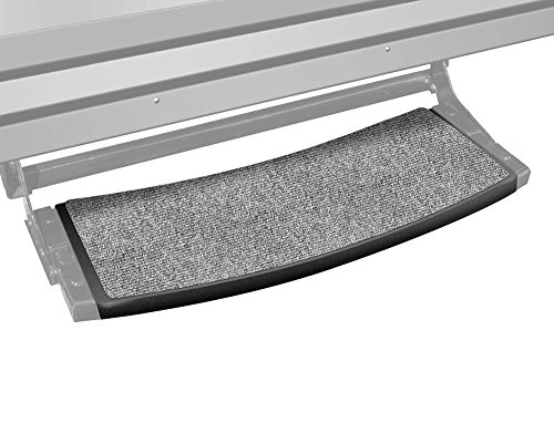 Prest-O-Fit 2-0373 Outrigger Radius RV Step Rug Castle Gray 22 In. Wide