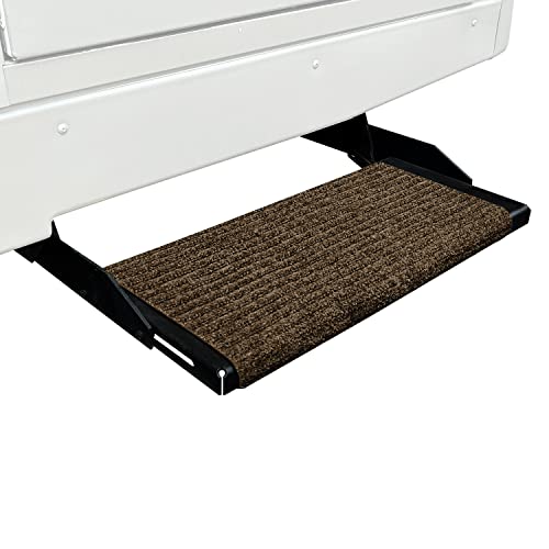 Prest-O-Fit 2-0421 Ruggids RV Step Rug Sierra Brown 23 In. Wide