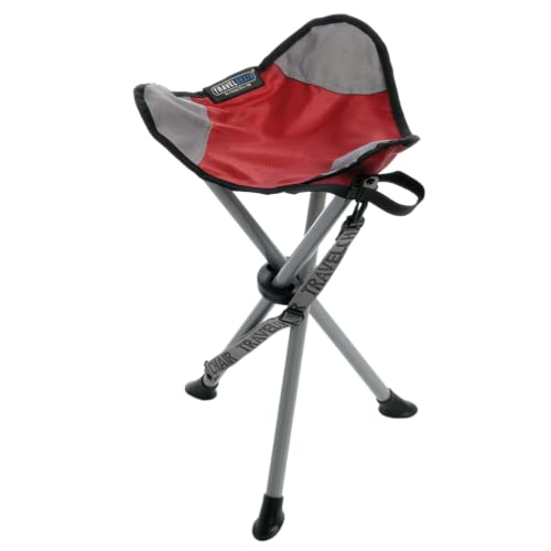 TravelChair Slacker Chair, Portable Tripod Chair for Outdoor Adventures, Red, One Size (1389VR)