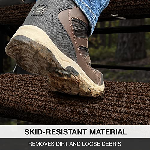 Prest-O-Fit 2-0421 Ruggids RV Step Rug Sierra Brown 23 In. Wide