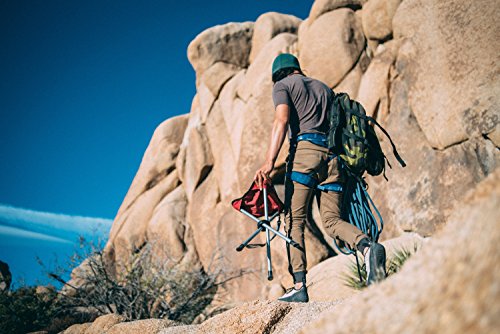 TravelChair Slacker Chair, Portable Tripod Chair for Outdoor Adventures, Red, One Size (1389VR)