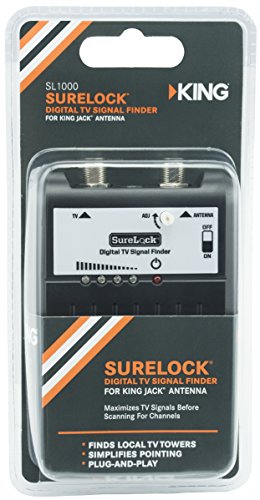 KING SL1000 SureLock Digital TV Signal Finder