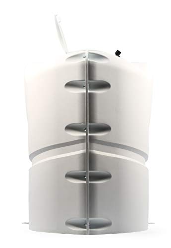 Camco Heavy-Duty 20lb Propane Tank Cover Protector- Protect Popane Tank from Flying Debris, Provides Easier Access to Gas Valves (Polar White) (40523)