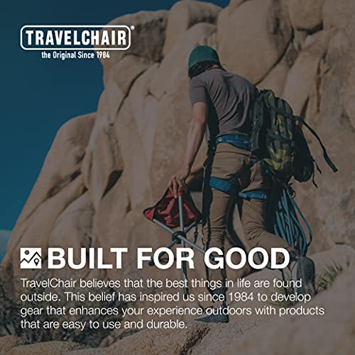 TravelChair Slacker Chair, Portable Tripod Chair for Outdoor Adventures, Green (1389VG)