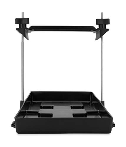 Camco RV Large Battery Hold-Down Tray | Holds Automotive, RV, and Marine Batteries to Stop Movement during Transportation | (55404)