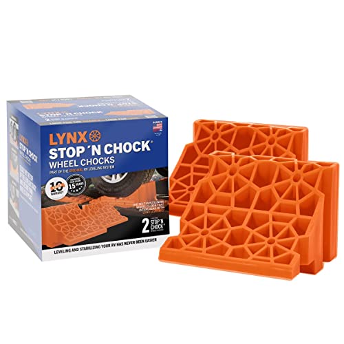Tri-Lynx 00018 Wheel Stop/Chock, (Pack of 2) , Orange