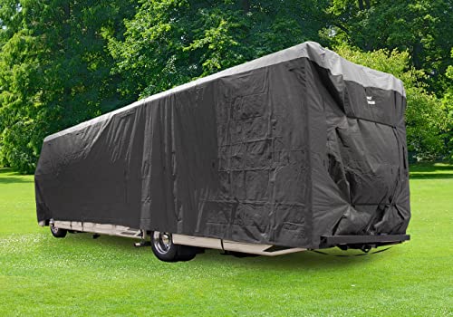 Camco ULTRAGuard RV Cover | Fits Class A RVs 26 to 28-feet | Extremely Durable Design That Protects Against The Elements | (45730)