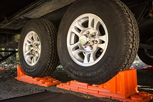 Tri-Lynx 00018 Wheel Stop/Chock, (Pack of 2) , Orange