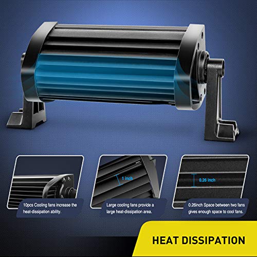 Nilight - 10001S-A 36W LED Light Bar Spot LED Lights Led Bar Driving Fog Lights Jeep Off Road Lights, 2 Years Warranty