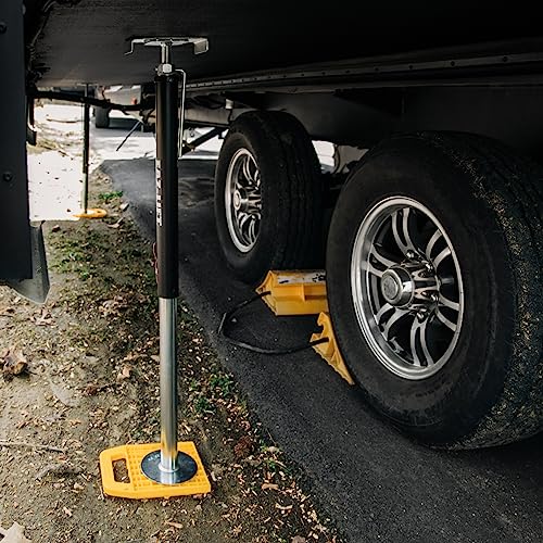 Camco Stabilizer Jack Pads, 6.5 x 9 Inches, Yellow, Pack of 4 (44595)