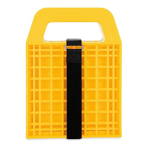 Camco Stabilizer Jack Pads, 6.5 x 9 Inches, Yellow, Pack of 4 (44595)
