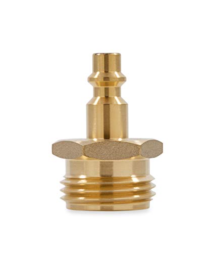 Camco Blow Out Plug With Brass Quick Connect-Aids in Removal of Water From Water Lines (36143)