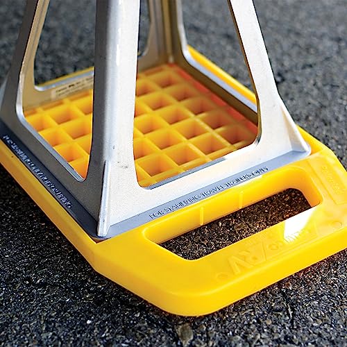 Camco Stabilizer Jack Pads, 6.5 x 9 Inches, Yellow, Pack of 4 (44595)