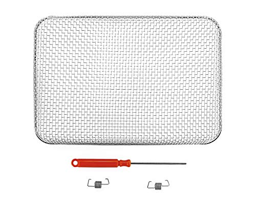 Camco Flying Insect Screen- Protects the Water Heater Vents from Flying Insect Nests, Stainless Steel Mesh, WH 500 -(42145),6" X 8.5" X 1.3" , White