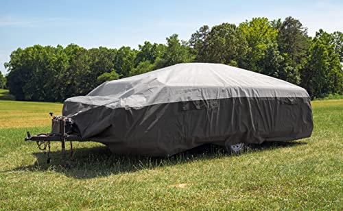 Camco ULTRAGuard RV Cover | Fits Pop-Up Campers 10 to 12-feet | Extremely Durable Design that Protects Against the Elements | (45762)