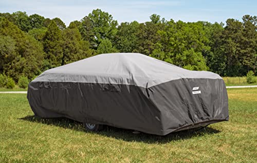 Camco ULTRAGuard RV Cover | Fits Pop-Up Campers 6 to 8-feet | Extremely Durable Design that Protects Against the Elements | (45760)