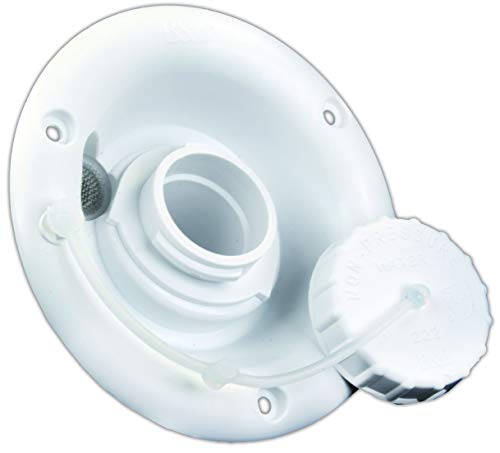 JR Products 321-A-23-A Polar White Gravity Water Dish