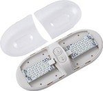 Gold Stars F3528002 Natural White LED RV Ceiling Double Dome Light (Fixture Double 921 Wedge 12v)