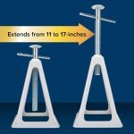 Camco Olympian Aluminum Jack Stands, Support up to 6,000 lbs, Pack of 4 ( 44560)