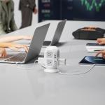 Tower Surge Protector Power Strip 10 ft Cord, TESSAN Long Extension Cord with Multiple Outlets, 8 AC Outlets with 4 USB Ports Charging Station, Home Office Supplies, Dorm Room Essentials